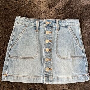 Cat & Jack Super Stretch Denim Skirt Size S 6/7